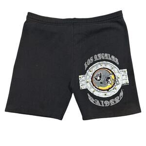 Vintage 1991 Los Angeles Raider Sweat Shorts Graphic 90s NFL Football XL